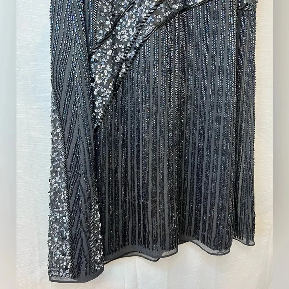 Parker Women’s Sequins Beaded Dress Size 10 - Picture 3 of 11